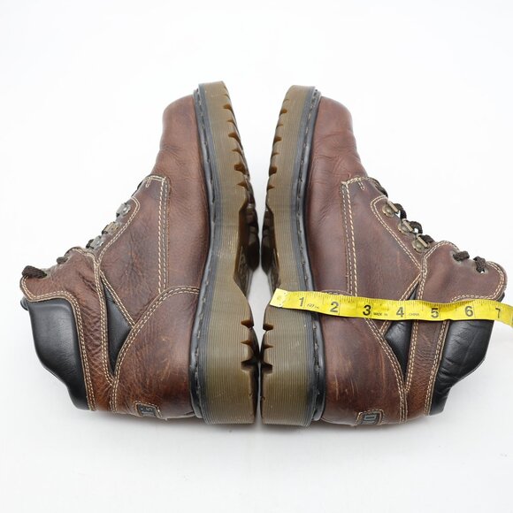 Doc Dr Martens 8697 Men's Size UK 9 Brown Chunky Leather Grunge Boots England - Picture 6 of 10